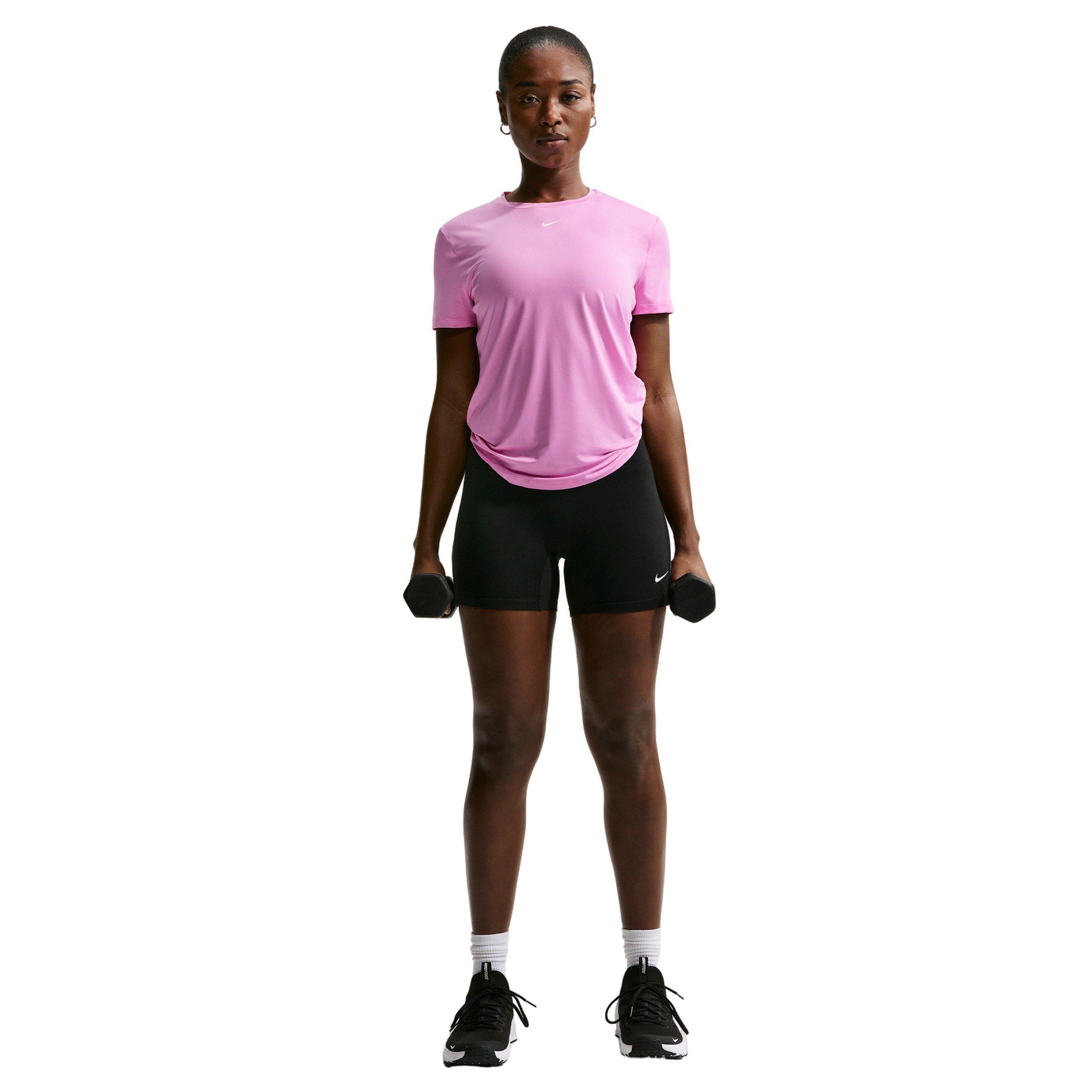 Nike Women's One Classic Dri-FIT Short-Sleeve Top - MAGENTA